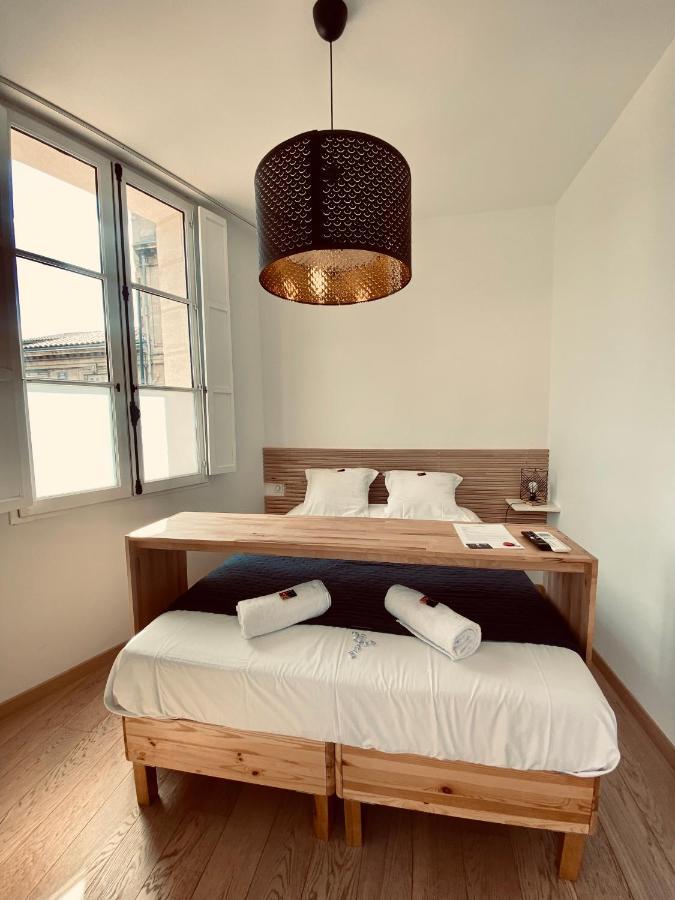 Mieuxqualhotel jacuzzi privatif Le rond Bordeaux Esterno foto