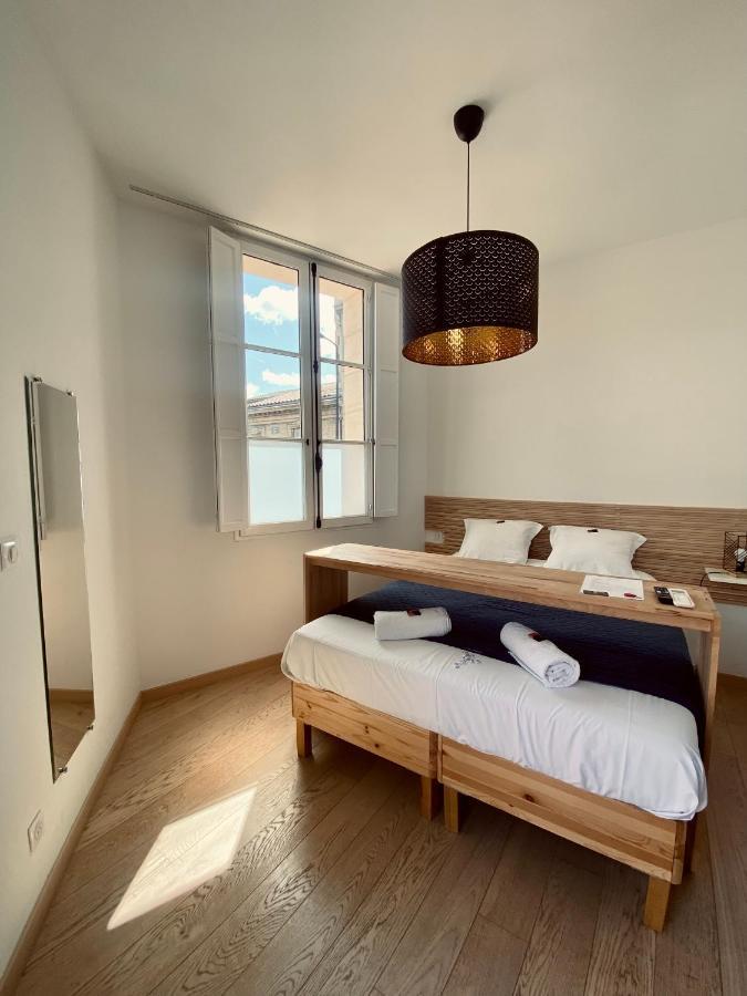 Mieuxqualhotel jacuzzi privatif Le rond Bordeaux Esterno foto